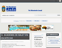 Tablet Screenshot of enzacatecas.info